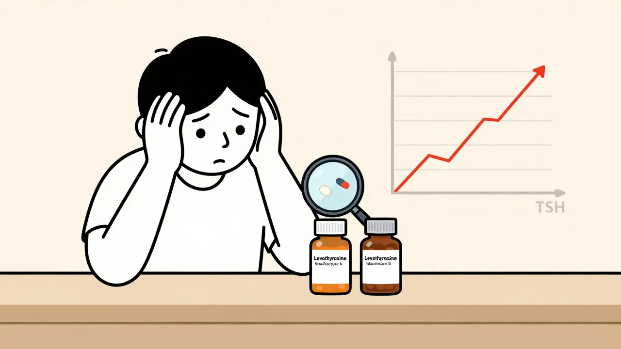 Patient confused between two identical-looking generic pill bottles