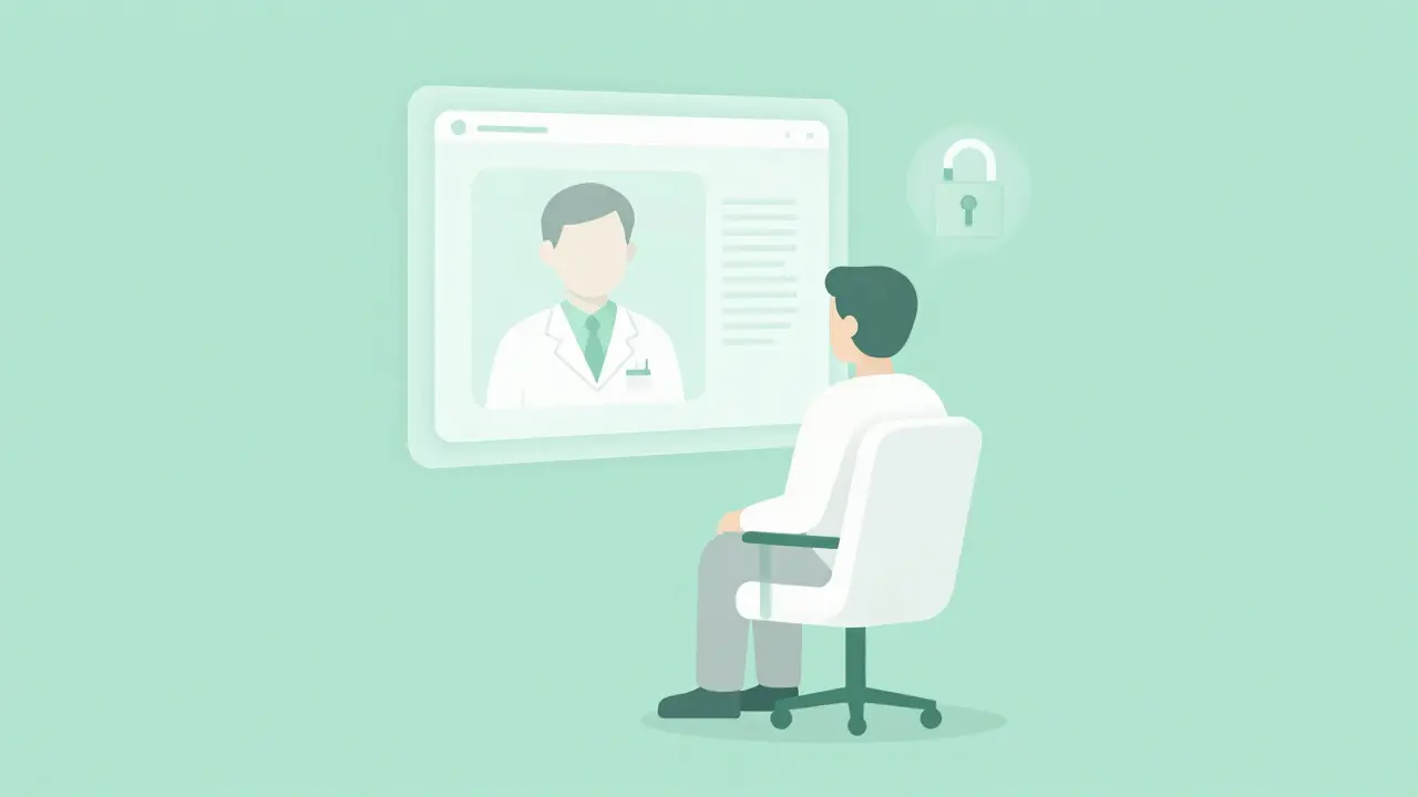 Minimalist art of secure online telehealth doctor consultation